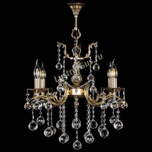 Люстра бронзовая Милана №4 шар в Кирове Гусь Хрустальный