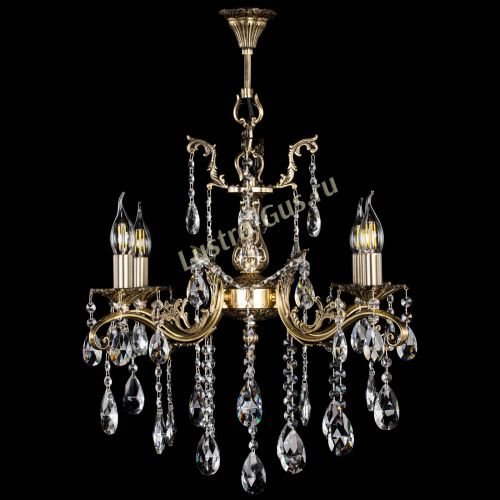 Люстра бронзовая Милана №4 журавлик в Кирове Гусь Хрустальный