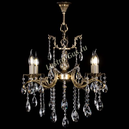 Люстра бронзовая Милана №4 журавлик в Кирове Гусь Хрустальный