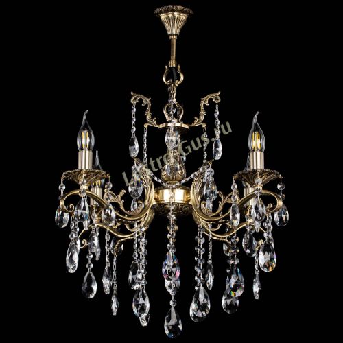 Люстра бронзовая Милана №4 журавлик в Кирове Гусь Хрустальный