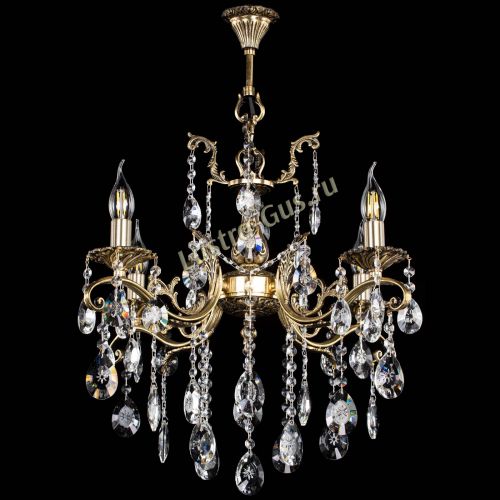 Люстра бронзовая Милана №4 звездочка в Кирове Гусь Хрустальный