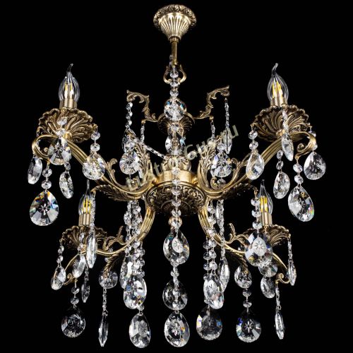 Люстра бронзовая Милана №4 звездочка в Кирове Гусь Хрустальный