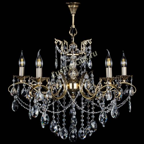 Люстра бронзовая Милана №5/1 баден в Кирове Гусь Хрустальный