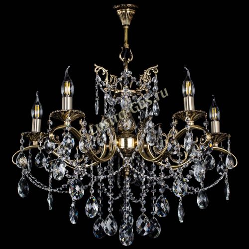 Люстра бронзовая Милана №5/1 баден в Кирове Гусь Хрустальный