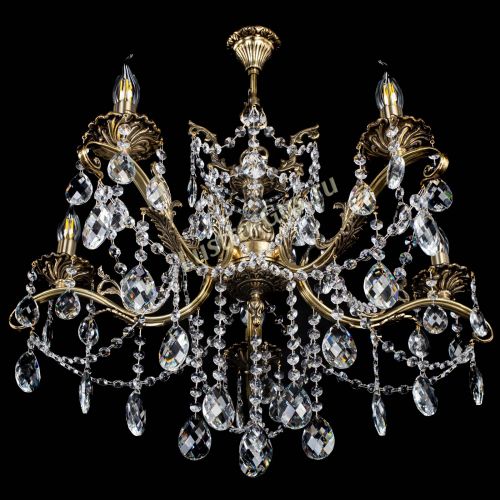 Люстра бронзовая Милана №5/1 баден в Кирове Гусь Хрустальный