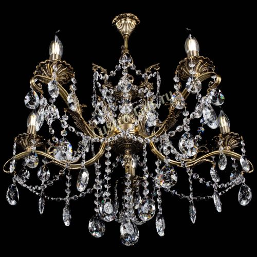 Люстра бронзовая Милана №5/1 звездочка в Кирове Гусь Хрустальный