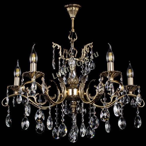 Люстра бронзовая Милана №5/2 баден в Кирове Гусь Хрустальный