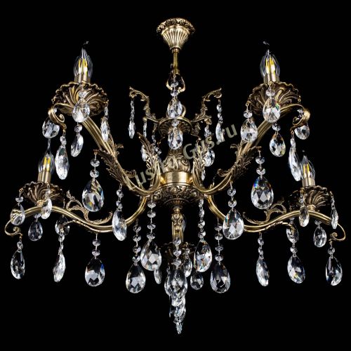 Люстра бронзовая Милана №5/2 журавлик в Кирове Гусь Хрустальный