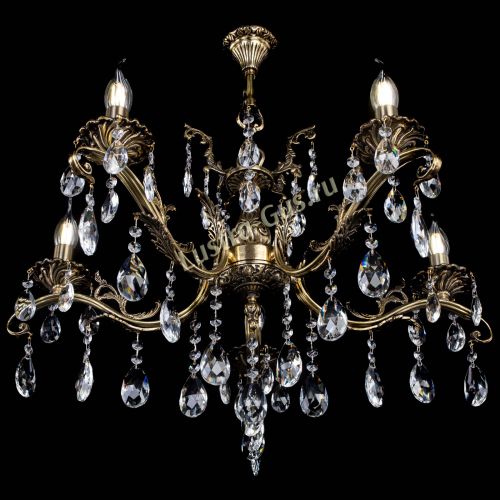 Люстра бронзовая Милана №5/2 журавлик в Кирове Гусь Хрустальный