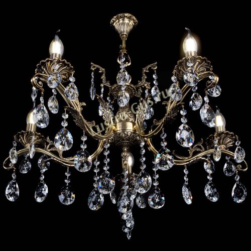 Люстра бронзовая Милана №5/2 звездочка в Кирове Гусь Хрустальный