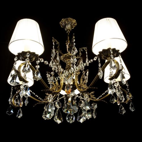 Люстра бронзовая Милана №5 Дубик Прованс в Кирове Гусь Хрустальный