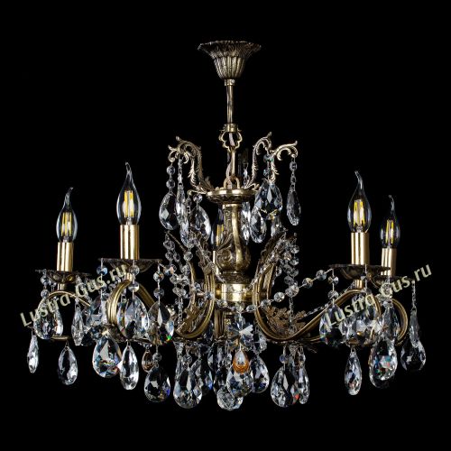 Люстра бронзовая Милана №5 в Кирове Гусь Хрустальный