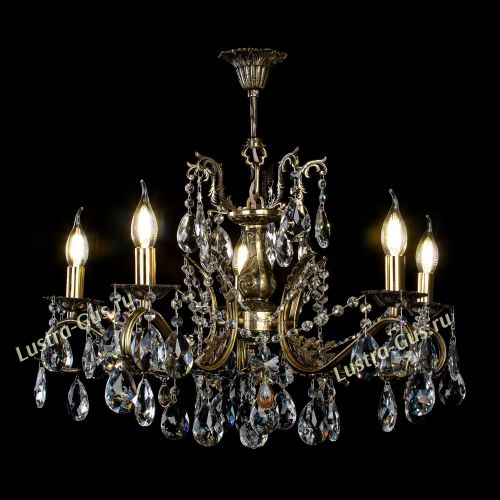 Люстра бронзовая Милана №5 в Кирове Гусь Хрустальный