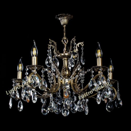 Люстра бронзовая Милана №5 в Кирове Гусь Хрустальный