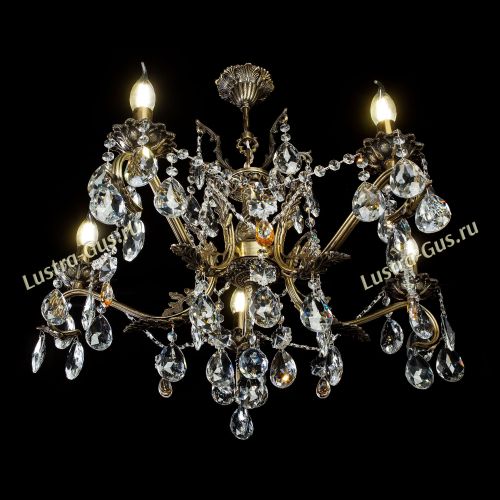 Люстра бронзовая Милана №5 в Кирове Гусь Хрустальный