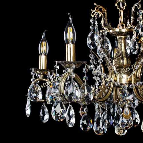 Люстра бронзовая Милана №5 в Кирове Гусь Хрустальный