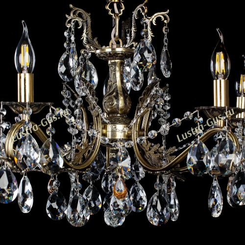 Люстра бронзовая Милана №5 в Кирове Гусь Хрустальный