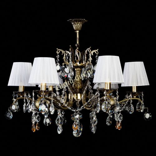 Люстра бронзовая Милана №6 Прованс в Кирове Гусь Хрустальный