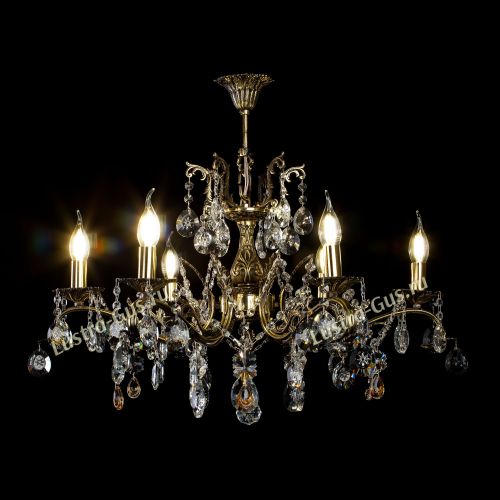 Люстра бронзовая Милана №6 Звездочка в Кирове Гусь Хрустальный