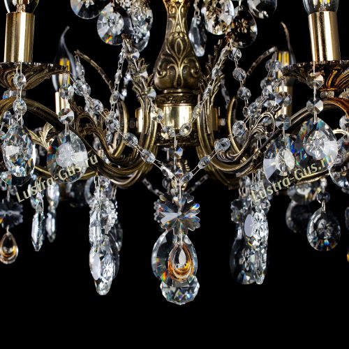 Люстра бронзовая Милана №6 Звездочка в Кирове Гусь Хрустальный