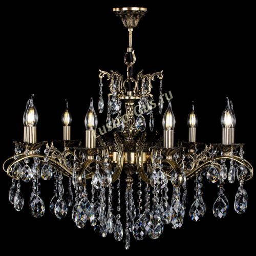 Люстра бронзовая Милана №9/2 баден в Кирове Гусь Хрустальный