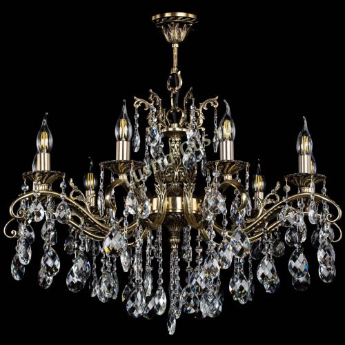 Люстра бронзовая Милана №9/2 баден в Кирове Гусь Хрустальный