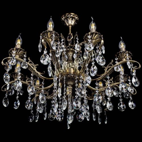 Люстра бронзовая Милана №9/2 баден в Кирове Гусь Хрустальный