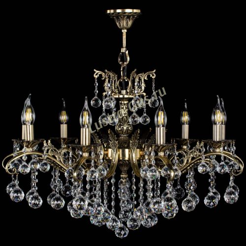 Люстра бронзовая Милана №9/2 шар в Кирове Гусь Хрустальный