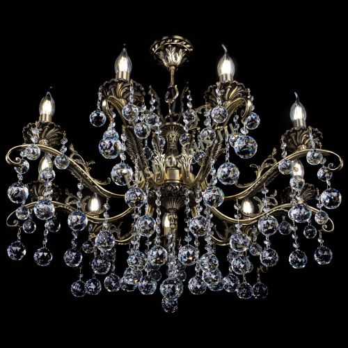 Люстра бронзовая Милана №9/2 шар в Кирове Гусь Хрустальный