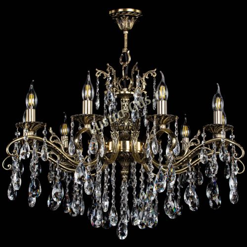 Люстра бронзовая Милана №9/2 журавлик в Кирове Гусь Хрустальный