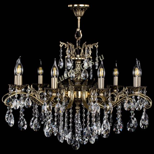 Люстра бронзовая Милана №9/2 звездочка в Кирове Гусь Хрустальный