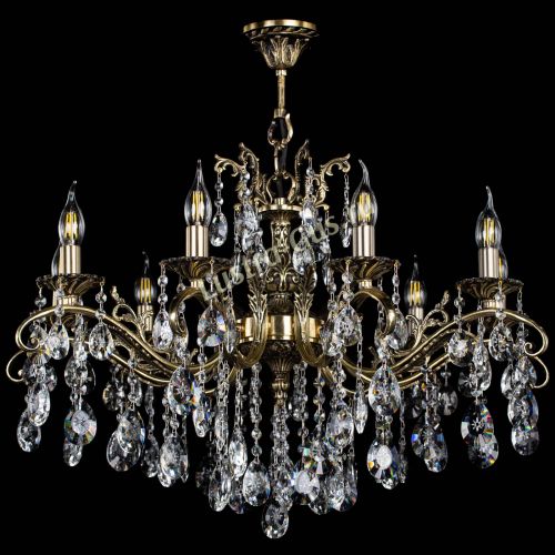 Люстра бронзовая Милана №9/2 звездочка в Кирове Гусь Хрустальный