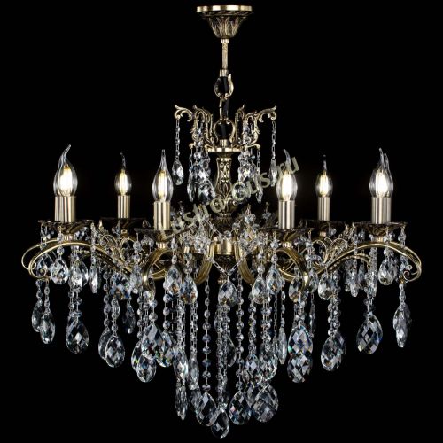 Люстра бронзовая Милана №9 баден в Кирове Гусь Хрустальный