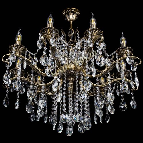 Люстра бронзовая Милана №9 баден в Кирове Гусь Хрустальный
