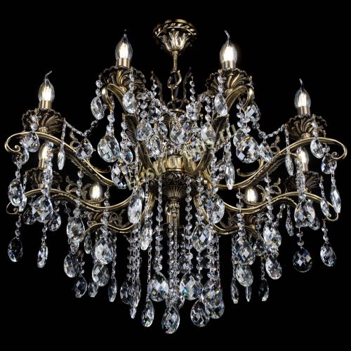 Люстра бронзовая Милана №9 баден в Кирове Гусь Хрустальный