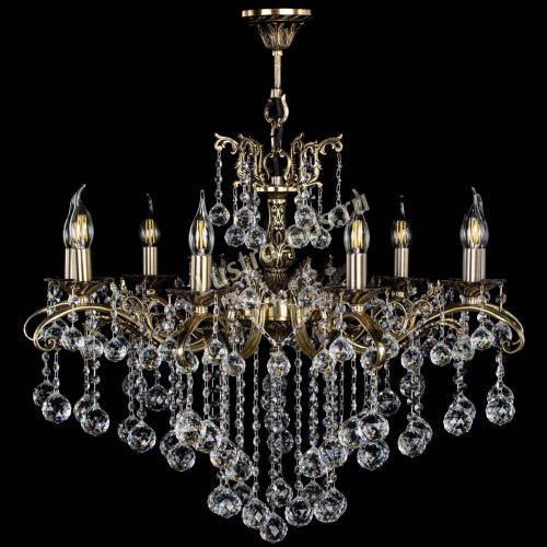 Люстра бронзовая Милана №9 шар в Кирове Гусь Хрустальный