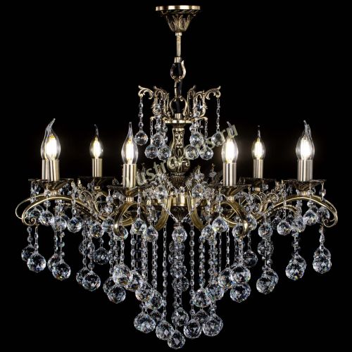 Люстра бронзовая Милана №9 шар в Кирове Гусь Хрустальный