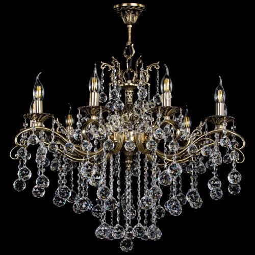 Люстра бронзовая Милана №9 шар в Кирове Гусь Хрустальный