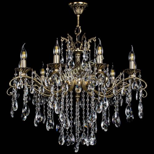 Люстра бронзовая Милана №9 журавлик в Кирове Гусь Хрустальный