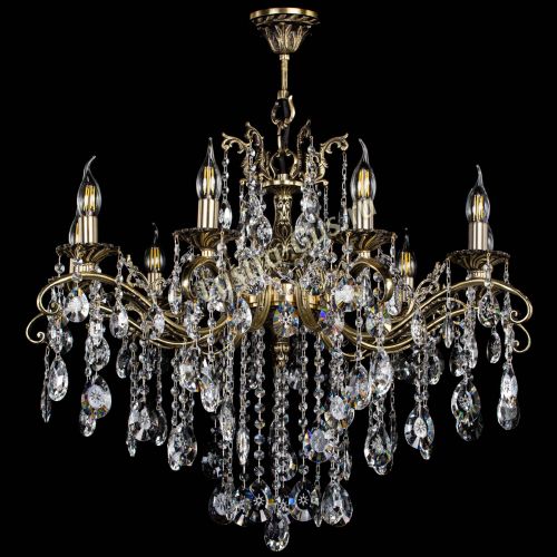 Люстра бронзовая Милана №9 звездочка в Кирове Гусь Хрустальный