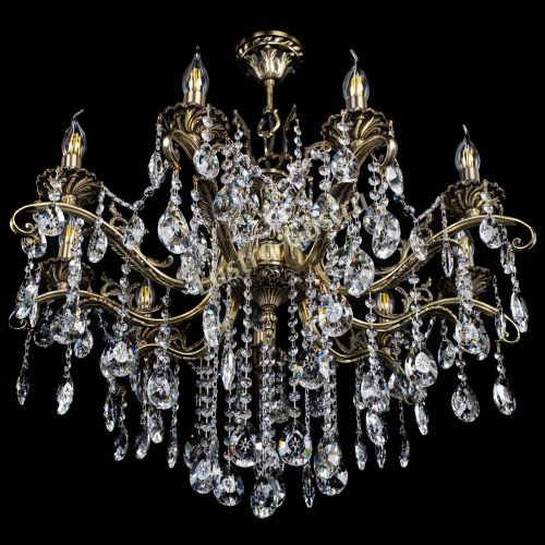 Люстра бронзовая Милана №9 звездочка в Кирове Гусь Хрустальный