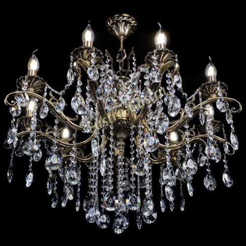 Люстра бронзовая Милана №9 звездочка в Кирове Гусь Хрустальный