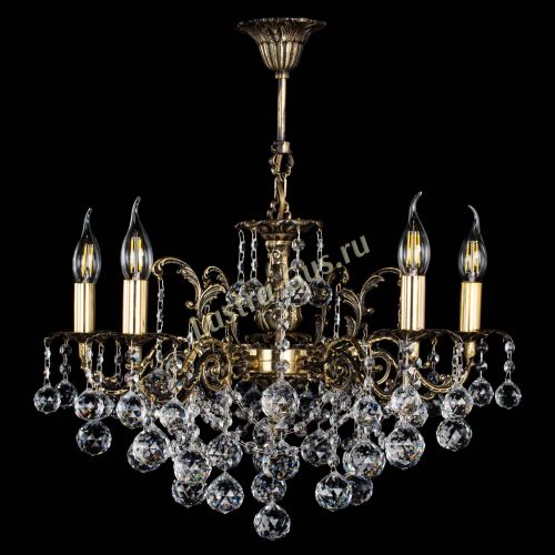 Люстра бронзовая Муза №5 шар в Кирове Гусь Хрустальный