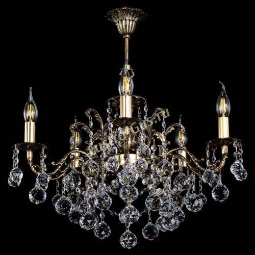 Люстра бронзовая Муза №5 шар в Кирове Гусь Хрустальный