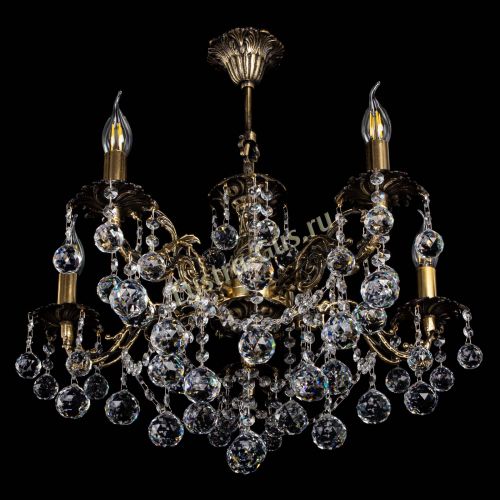 Люстра бронзовая Муза №5 шар в Кирове Гусь Хрустальный