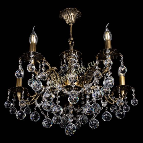 Люстра бронзовая Муза №5 шар в Кирове Гусь Хрустальный