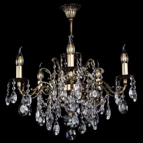 Люстра бронзовая Муза №5 звездочка в Кирове Гусь Хрустальный