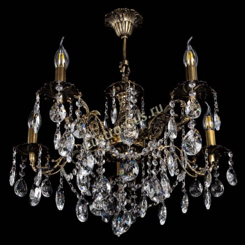 Люстра бронзовая Муза №5 звездочка в Кирове Гусь Хрустальный