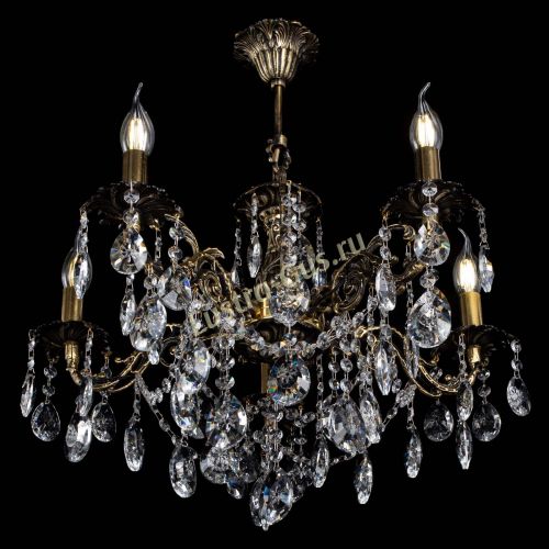 Люстра бронзовая Муза №5 звездочка в Кирове Гусь Хрустальный