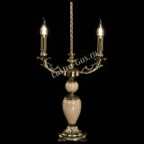 Бронзовая настольная лампа Антик №2 с камнем в Кирове